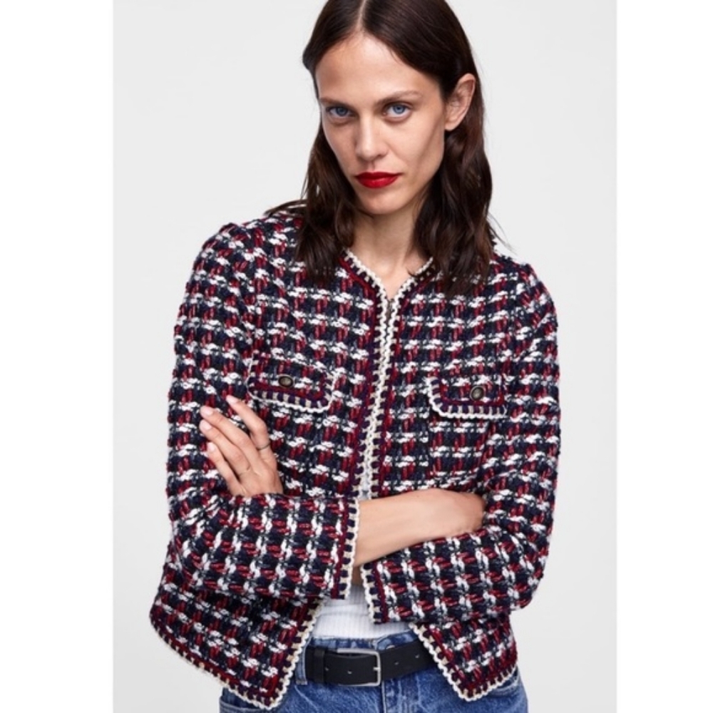 Zara Tweed Blazer